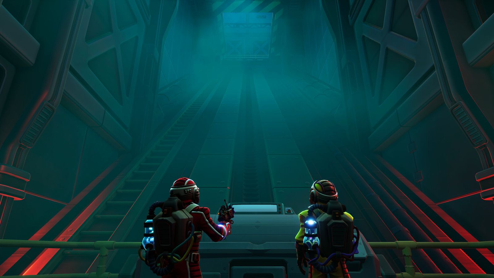 A chamber where the geometry does not sit level