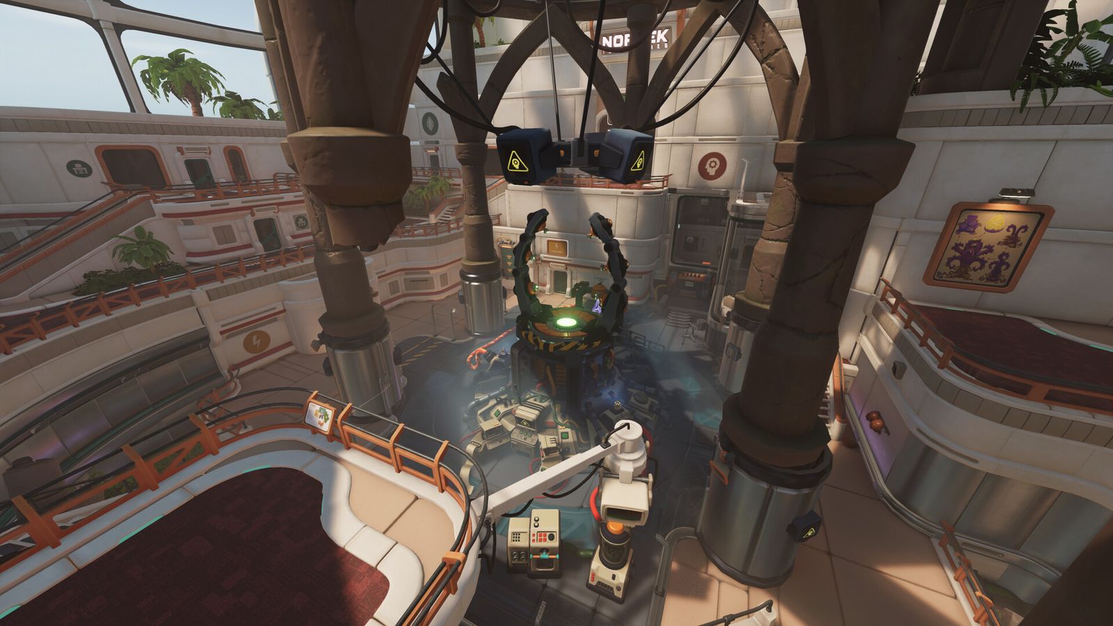 The facility interior